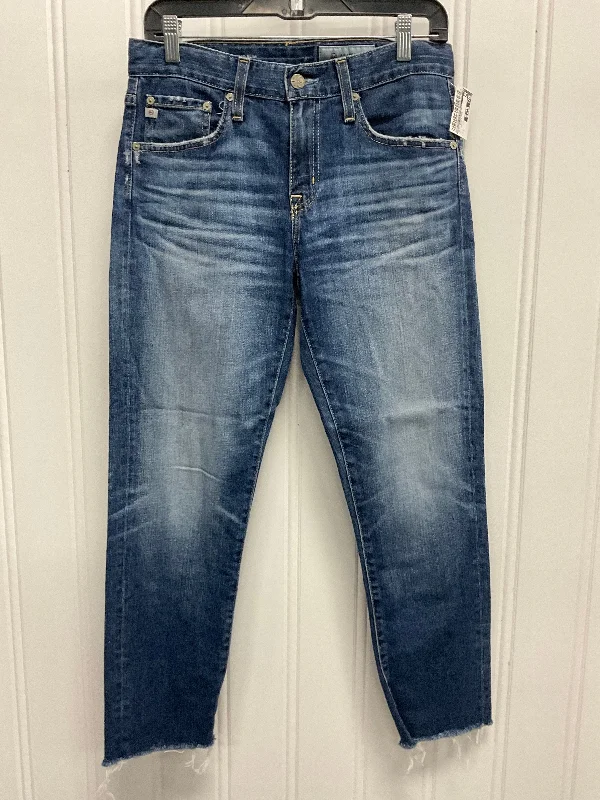 Elegant Men's JeansJeans Boyfriend By Adriano Goldschmied In Blue Denim, Size: 2