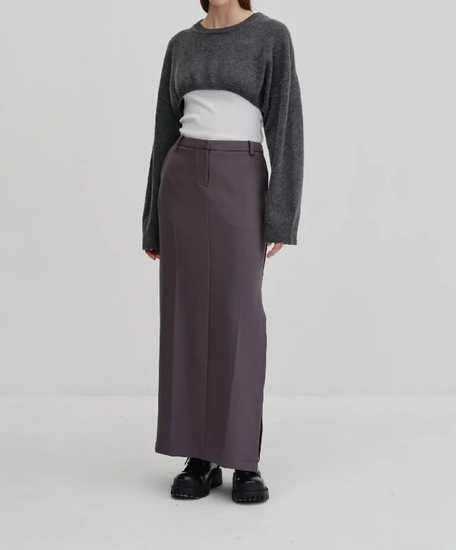 Nuna Skirt In Steel Grey