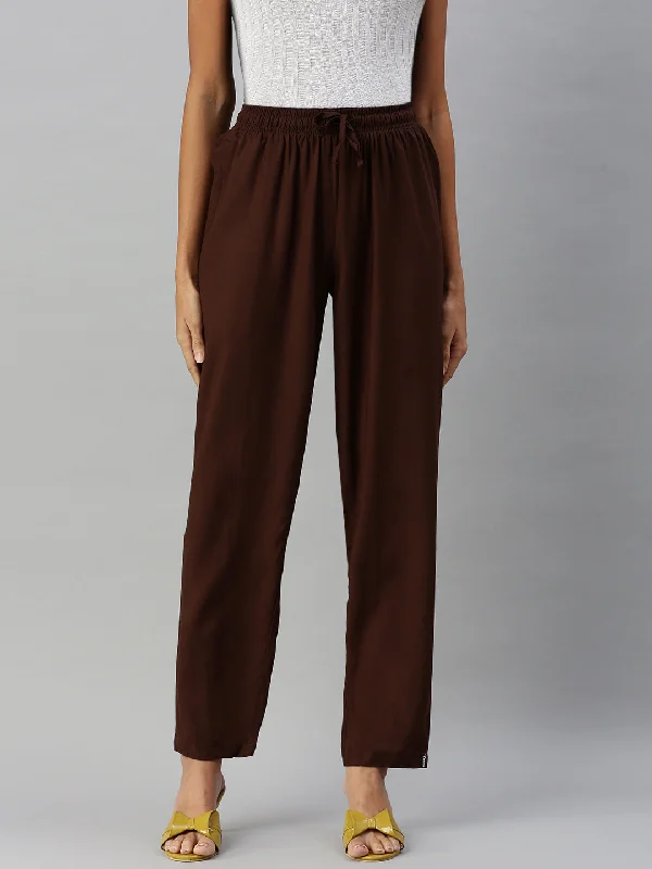 Casual Pant-Brown