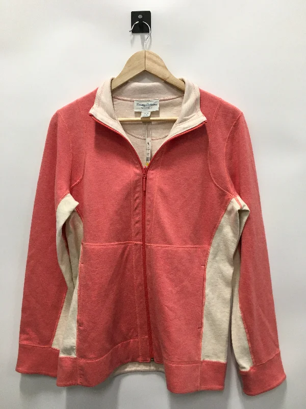 Luxurious Men's Cashmere CoatsAthletic Jacket By Tommy Bahama In Pink & Tan, Size: M