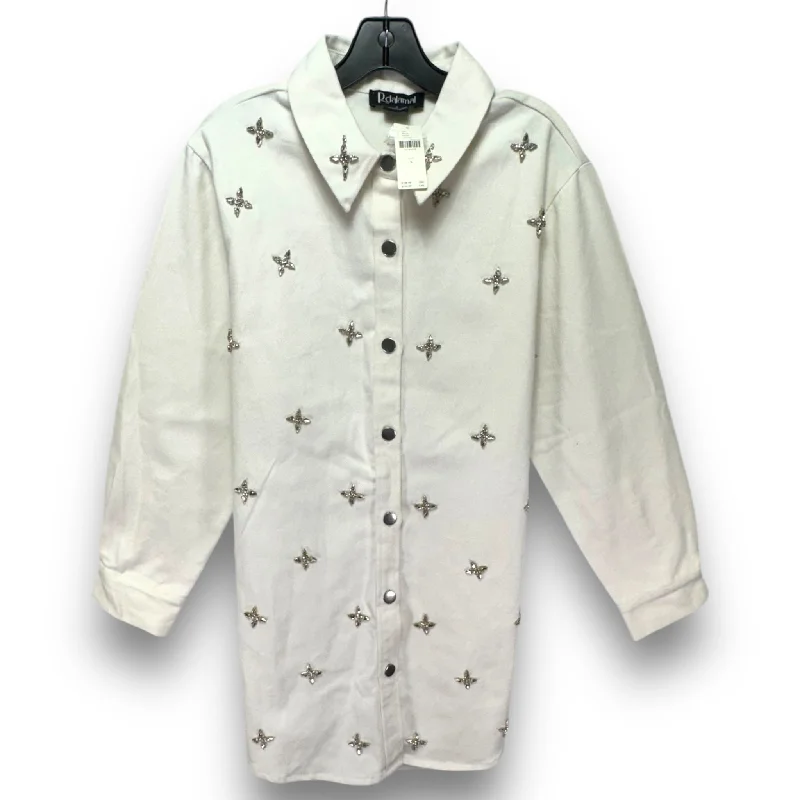 Men's Coats with PocketsCoat Other By Cma In Cream, Size: S