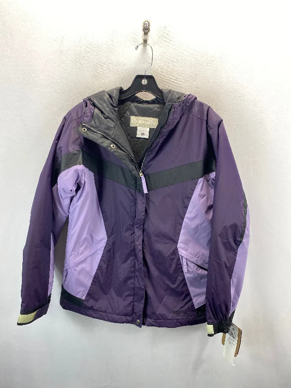 Men's Coats with Wind-Resistant FabricCoat Parka By Pacific Trail In Purple, Size: M