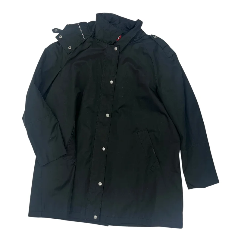 Designer Men's OvercoatsCoat Parka By Tommy Hilfiger In Black, Size:Xxl