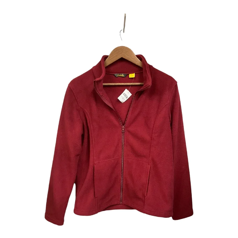 Men's Coats for All SeasonsJacket Fleece By Cabelas In Red, Size: M